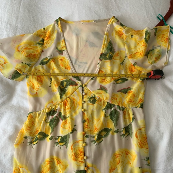 Floral print maxi dress by Sacred Hawk - Picture 6 of 6